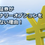 野村證券の理由